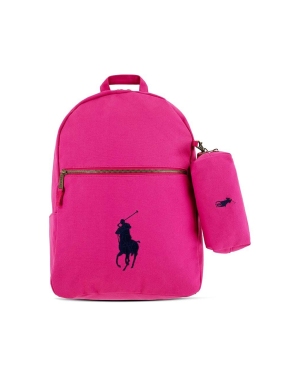 Polo Ralph Lauren plecak dziecięcy kolor różowy mały gładki