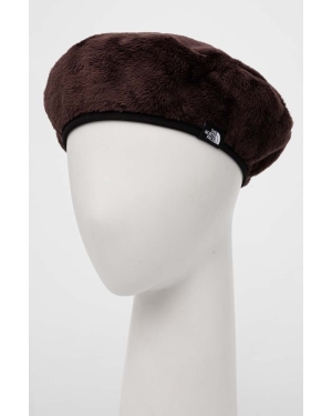 The North Face beret kolor brązowy