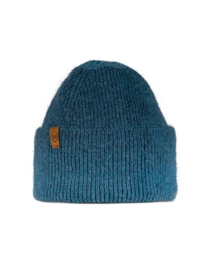Buff czapka Marin kolor niebieski z grubej dzianiny