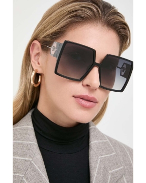 Philipp Plein okulary przeciwsłoneczne damskie kolor czarny