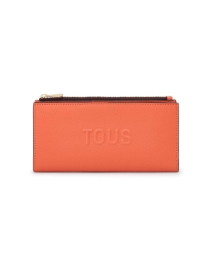 Tous portfel damski kolor pomarańczowy
