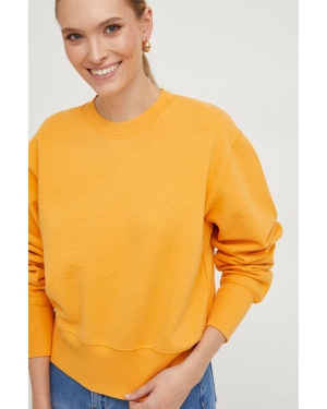 Answear Lab bluza bawełniana damska kolor pomarańczowy gładka