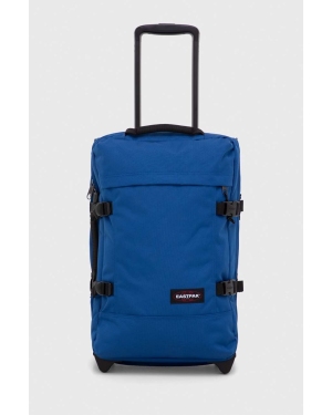 Eastpak walizka kolor niebieski