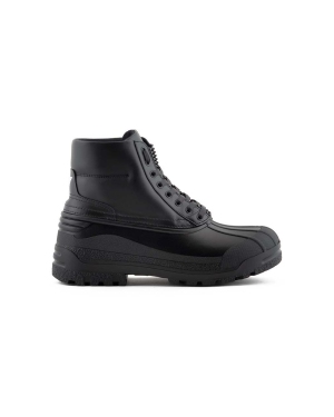 Emporio Armani buty wysokie męskie kolor czarny X4M391 XF741 00002