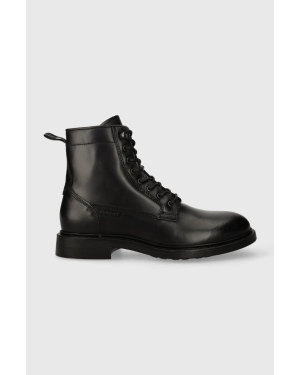 Gant buty skórzane Millbro męskie kolor czarny 27641414.G00