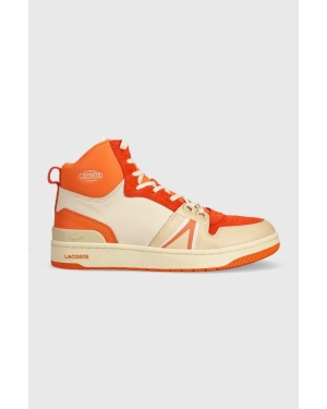 Lacoste sneakersy skórzane L001 MID kolor pomarańczowy 46SFA0027