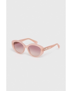Swarovski okulary przeciwsłoneczne 5679541 DEXTERA ORGANIC kolor różowy