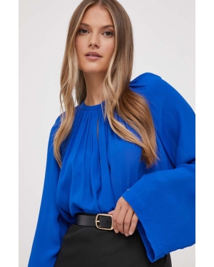 Tommy Hilfiger bluzka damska kolor niebieski gładka
