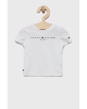 Tommy Hilfiger t-shirt dziecięcy kolor biały