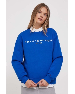 Tommy Hilfiger bluza damska kolor niebieski