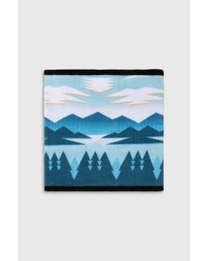 Smartwool komin Chasing Mountains kolor niebieski wzorzysty