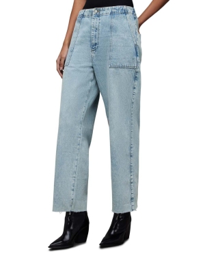 AllSaints jeansy Freya damskie high waist
