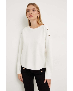 Answear Lab sweter z wełną kolor biały lekki