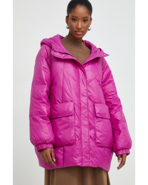 Answear Lab kurtka puchowa damska kolor różowy zimowa