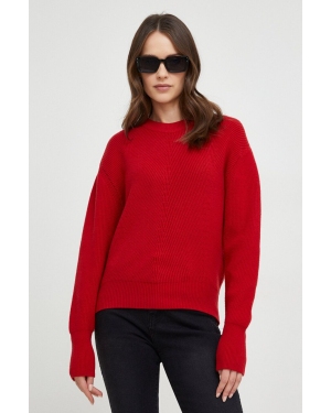 Answear Lab sweter damski kolor czerwony ciepły