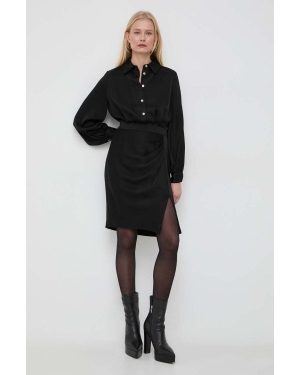 Marciano Guess sukienka kolor czarny mini prosta