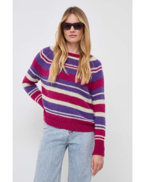MAX&Co. sweter z domieszką wełny damski kolor różowy