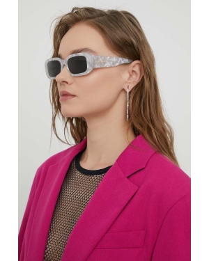 Chiara Ferragni okulary przeciwsłoneczne damskie kolor szary