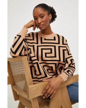 Answear Lab sweter damski kolor brązowy