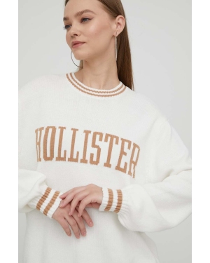 Hollister Co. sweter damski kolor biały