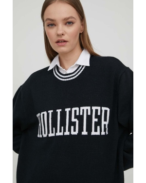 Hollister Co. sweter damski kolor czarny