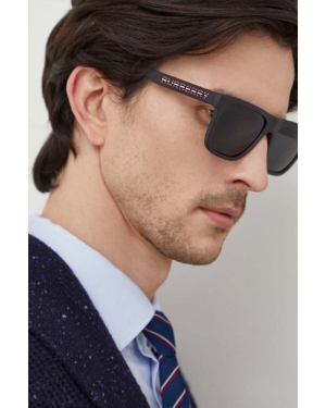 Burberry okulary przeciwsłoneczne męskie kolor szary