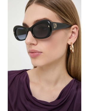 DSQUARED2 okulary przeciwsłoneczne damskie kolor czarny D2 0110/S