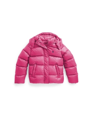Polo Ralph Lauren kurtka dziecięca kolor różowy