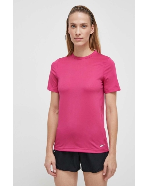 Reebok t-shirt treningowy Workout Ready kolor różowy