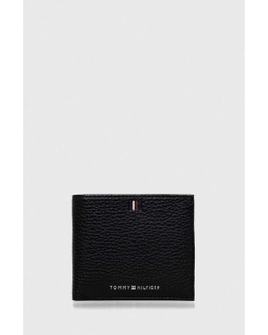 Tommy Hilfiger portfel skórzany męski kolor czarny AM0AM11855