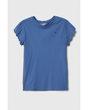 Tommy Hilfiger t-shirt dziecięcy kolor niebieski