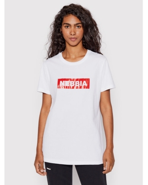 NEBBIA T-Shirt 592 Biały Regular Fit