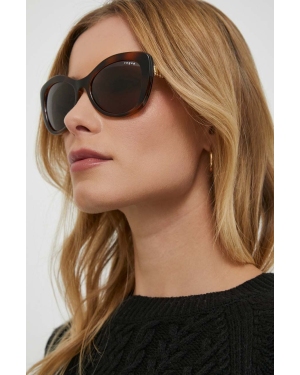 VOGUE okulary przeciwsłoneczne 0VO5515SB damskie kolor brązowy