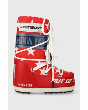 Moon Boot śniegowce dziecięce 14028600 MB ICON RETROBIKER kolor czerwony