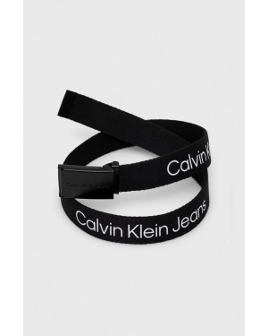 Calvin Klein Jeans pasek dziecięcy kolor czarny