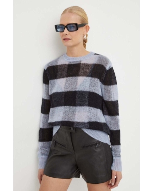AllSaints sweter wełniany Renee damski kolor czarny lekki