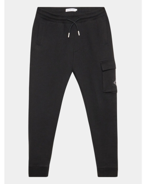 Calvin Klein Jeans Spodnie dresowe IB0IB01600 Czarny Regular Fit