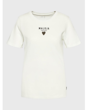 Maloja T-Shirt Planbellm 34405-1-8585 Biały Regular Fit