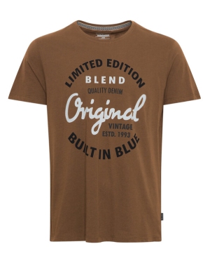 Blend T-Shirt 20715764 Zielony Regular Fit