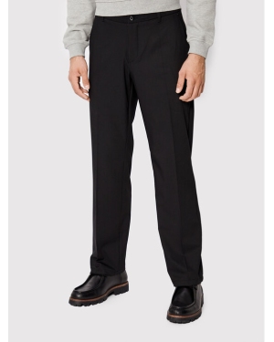 Woodbird Spodnie materiałowe Eik 2116-206 Czarny Regular Fit