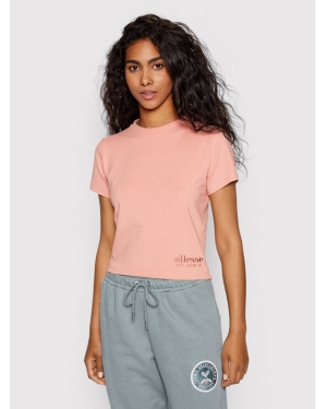 Ellesse T-Shirt Dropper Crop SGM14157 Różowy Regular Fit