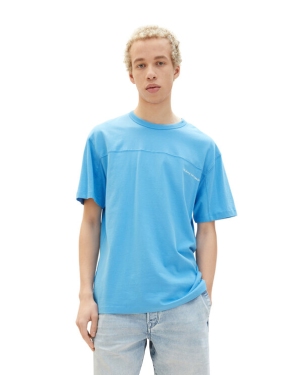 Tom Tailor Denim T-Shirt 1035586 Niebieski