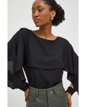 Answear Lab bluzka damska kolor czarny gładka