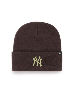 47brand czapka MLB New York Yankees kolor brązowy