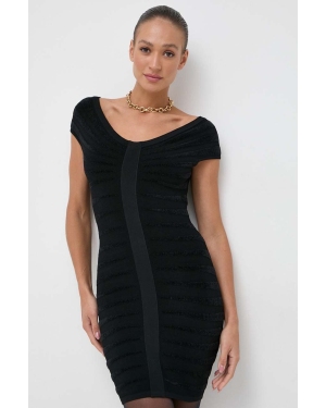 Marciano Guess sukienka PORSHA kolor czarny mini dopasowana 4RGK65 5806Z