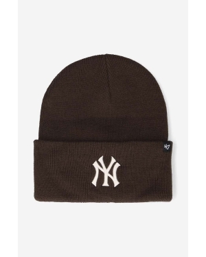 47brand czapka New York Yankees Haymak kolor brązowy