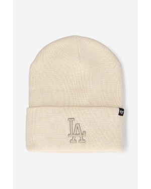 47brand czapka Angeles Dodgers Haymake kolor beżowy