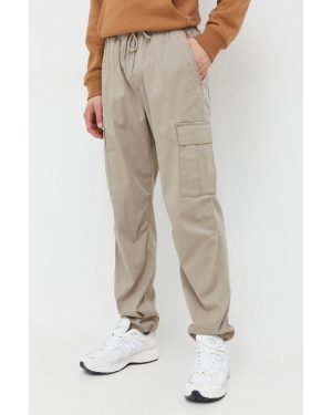 Hollister Co. spodnie męskie kolor beżowy w fasonie cargo