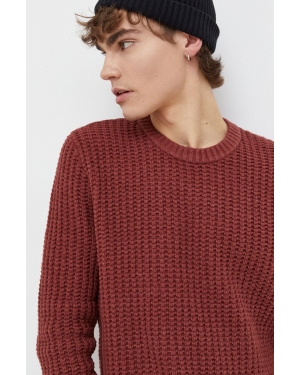 Hollister Co. sweter męski kolor bordowy