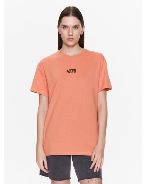 Vans T-Shirt Flying VN0A7YUT Pomarańczowy Oversize